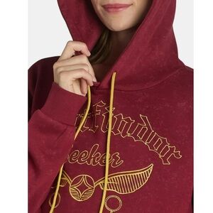 Harry Potter Warner Bros Red and Gold Oversized Hoodie